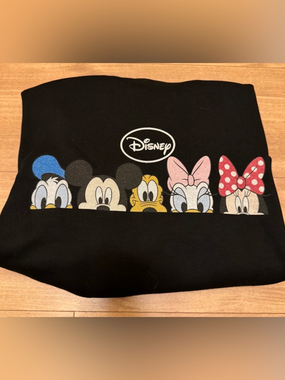 Cartoon Character Sweatshirt Mickey Style Graphic Crewneck Unisex Medium